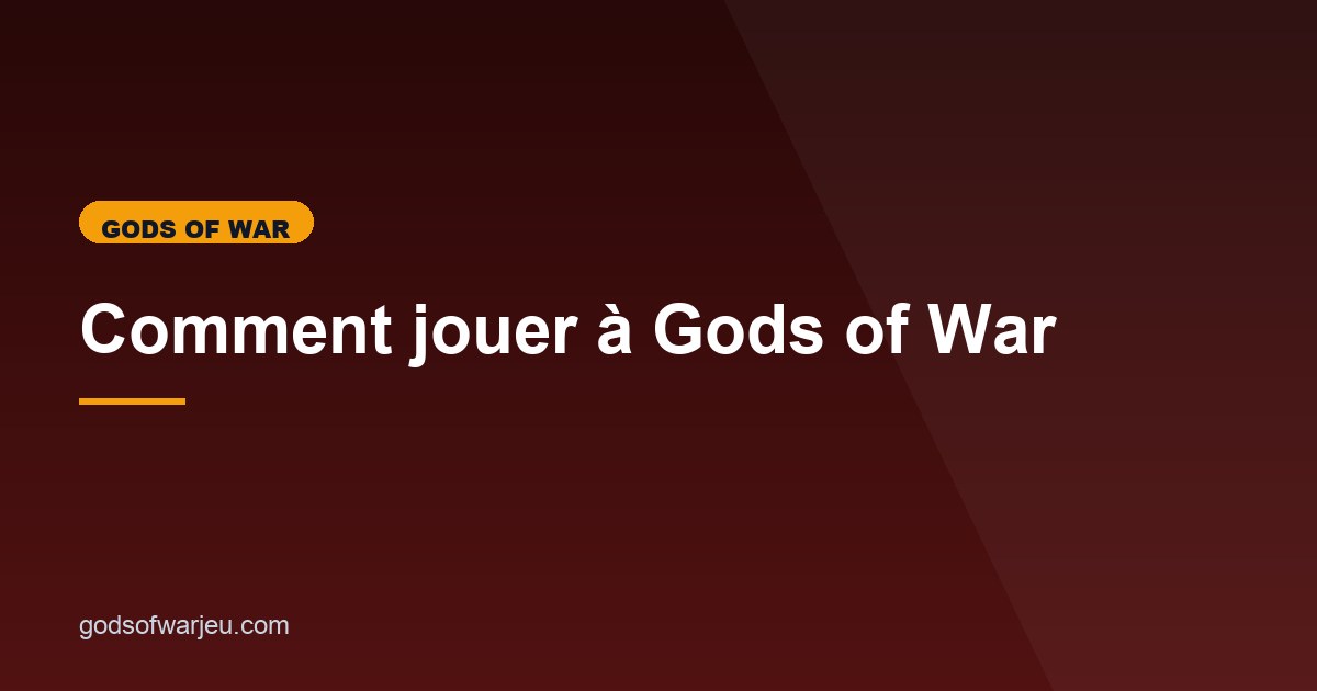 Illustration de l'article consacré aux règles de Gods of War