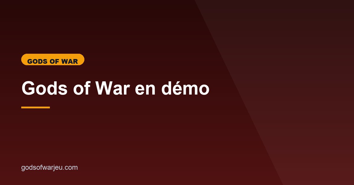 Illustration de l'article consacré à la démo de Gods of War