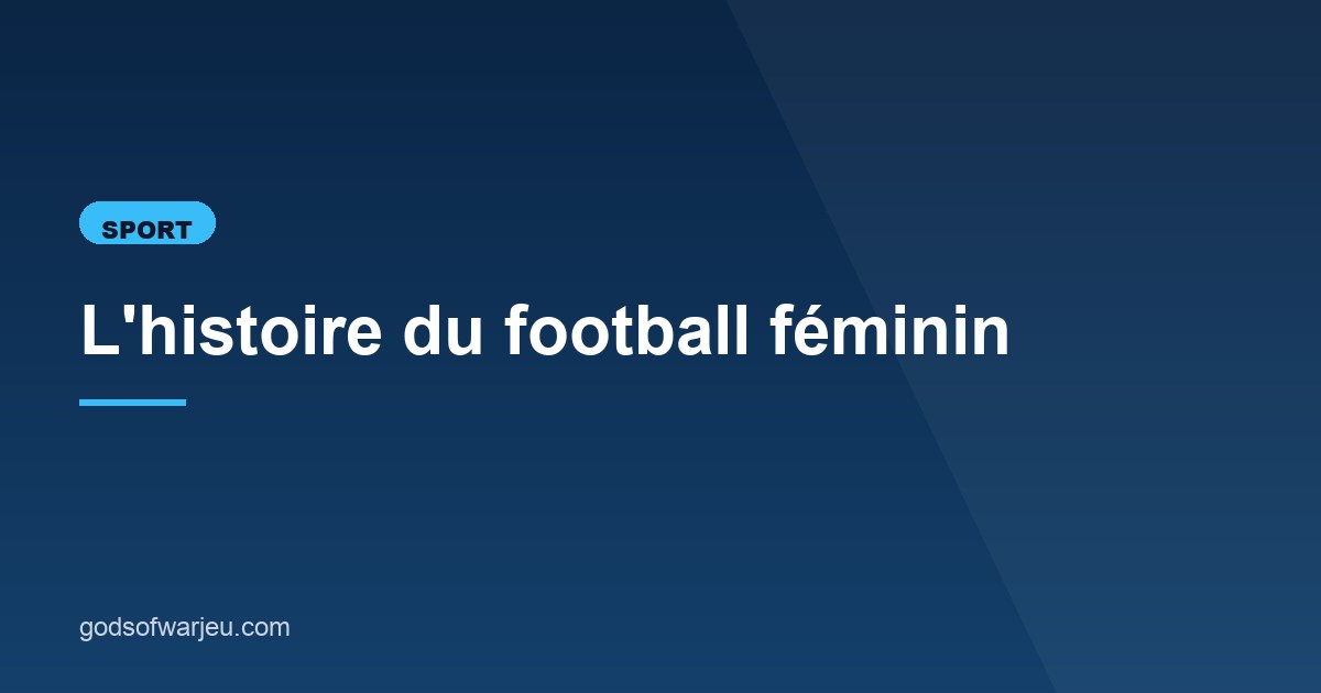 Illustration de l'article consacré à l'histoire du football féminin